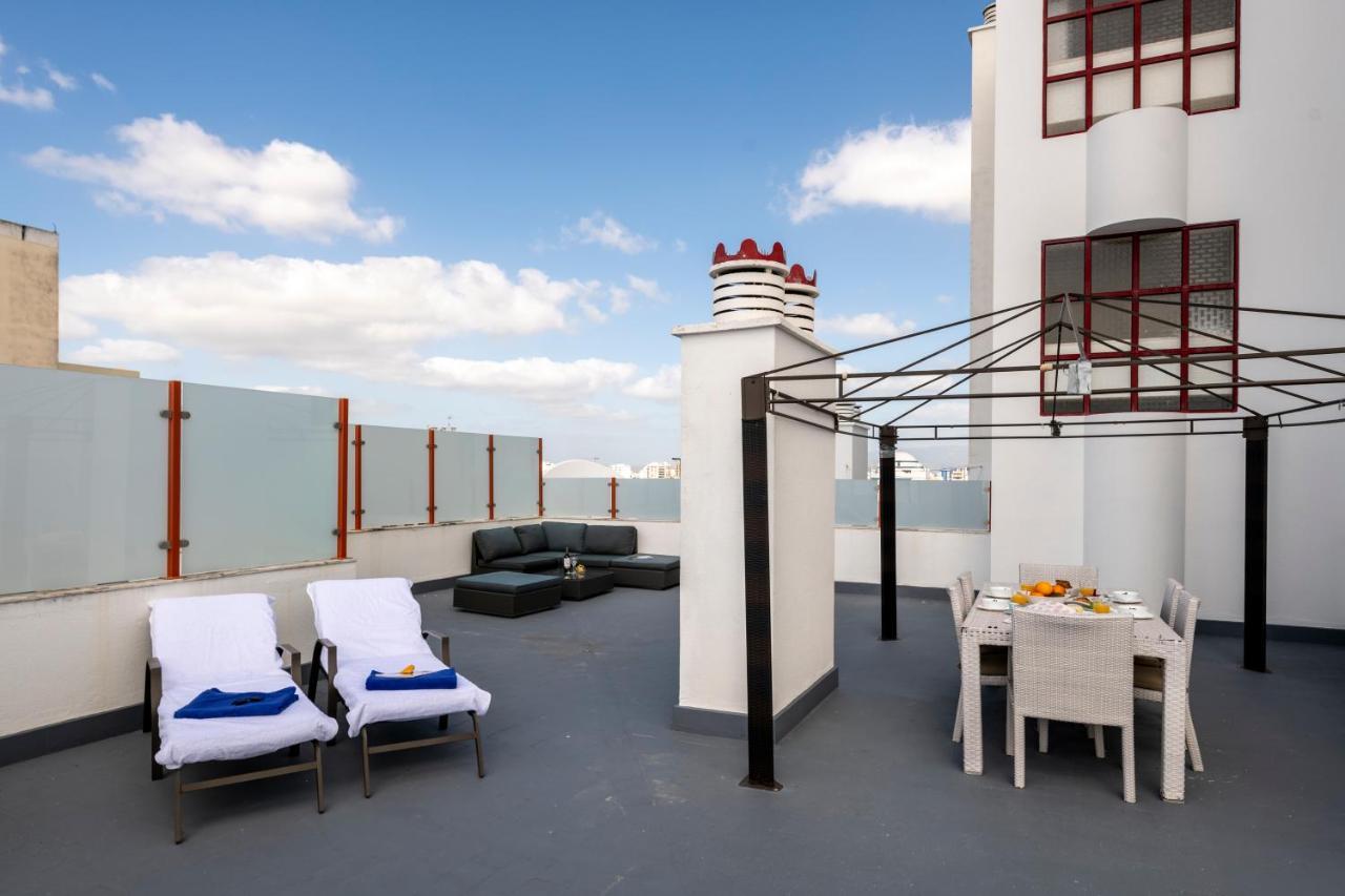 Appartement Luxueux 4 Pieces, Terrasse 120M2 Vue Mer Praia Da Rocha Portimão Esterno foto